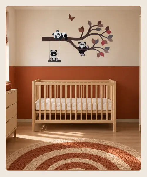 Terracotta pandatak behangsticker 100 cm